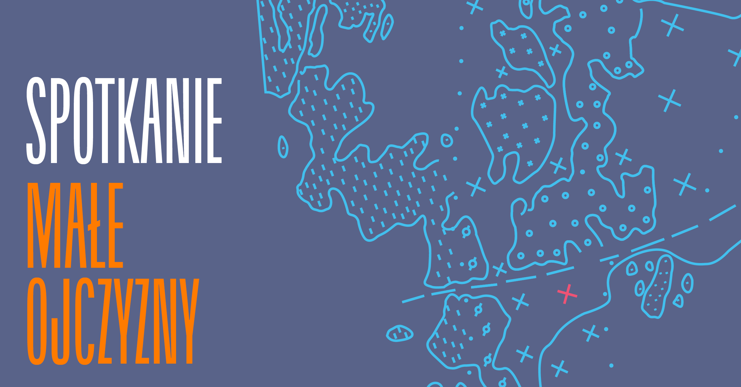 Grafika promująca spotkanie informacyjne o programie "Małe ojczyzny"